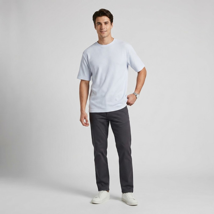 تیشرت آستین کوتاه یقه گرد مردانه ال سی وایکیکی مدل S616682Z8