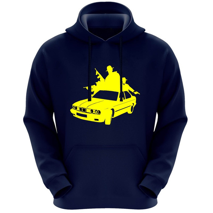 هودی مردانه طرح ماشین مافیا کد FZ300
