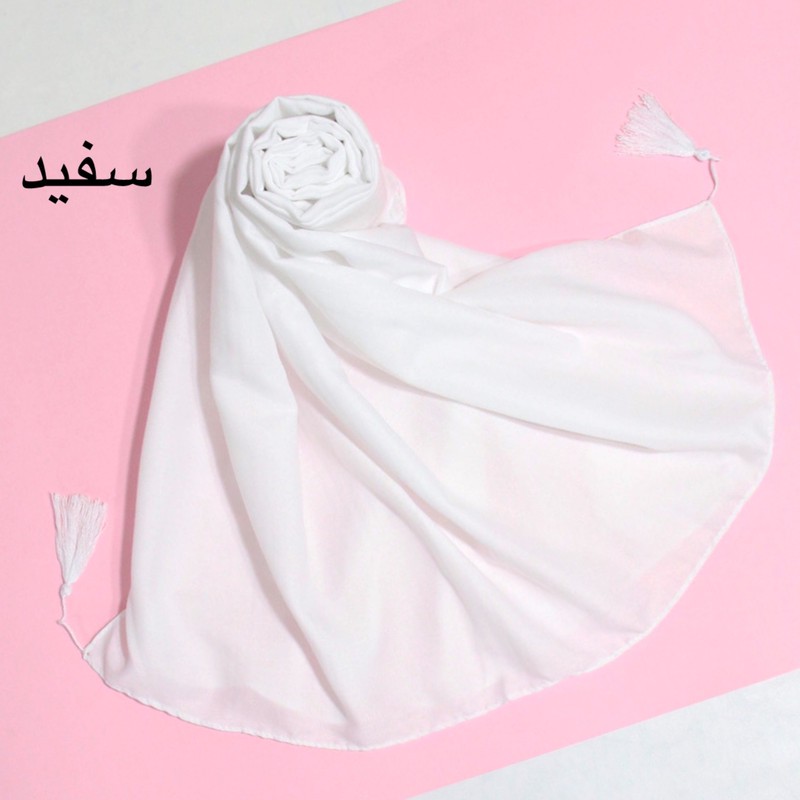شال زنانه آنالیا مدل ساده دور دوخت لاکچری کد 9610