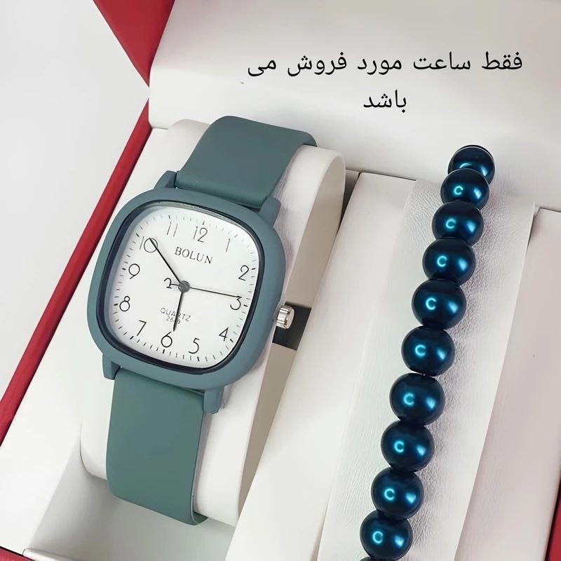ساعت مچی عقربه ای زنانه مدل مربعی03