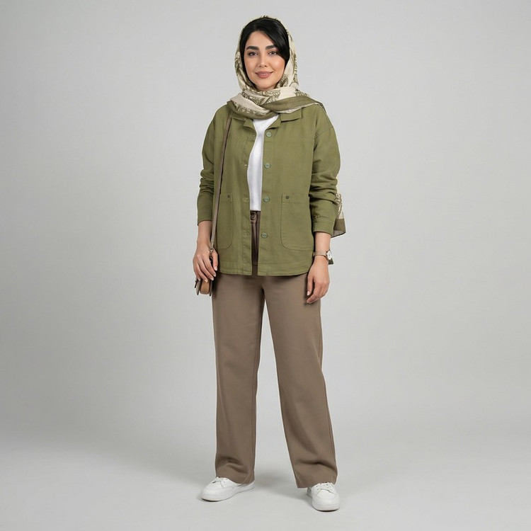 کراپ کت زنانه السانا مدل آیریک کد 2436