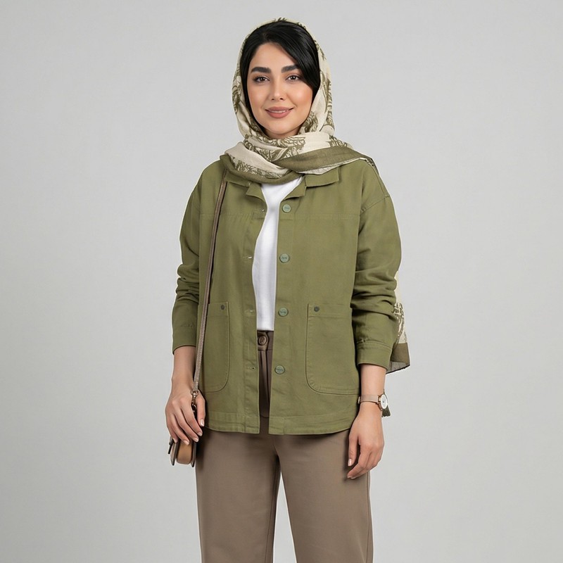 کراپ کت زنانه السانا مدل آیریک کد 2436