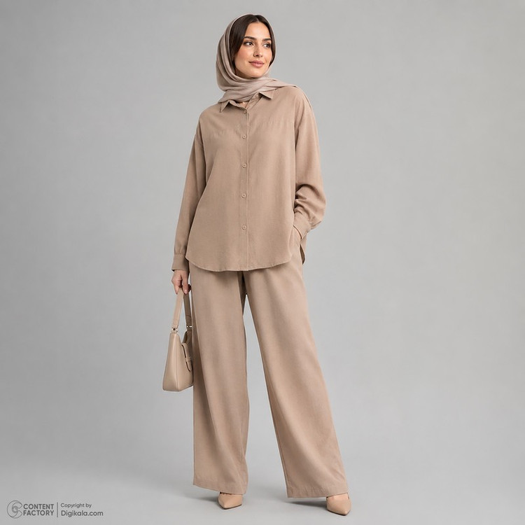 ست شومیز و شلوار زنانه السانا مدل دنیرا کد 2580