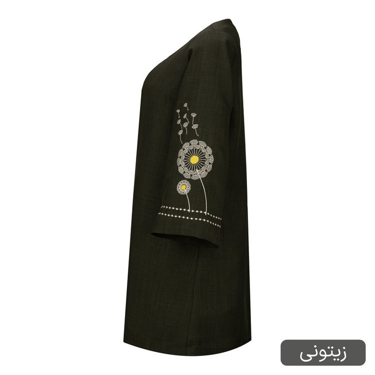مانتو زیر زانو زنانه السانا مدل پریسان کد 2503