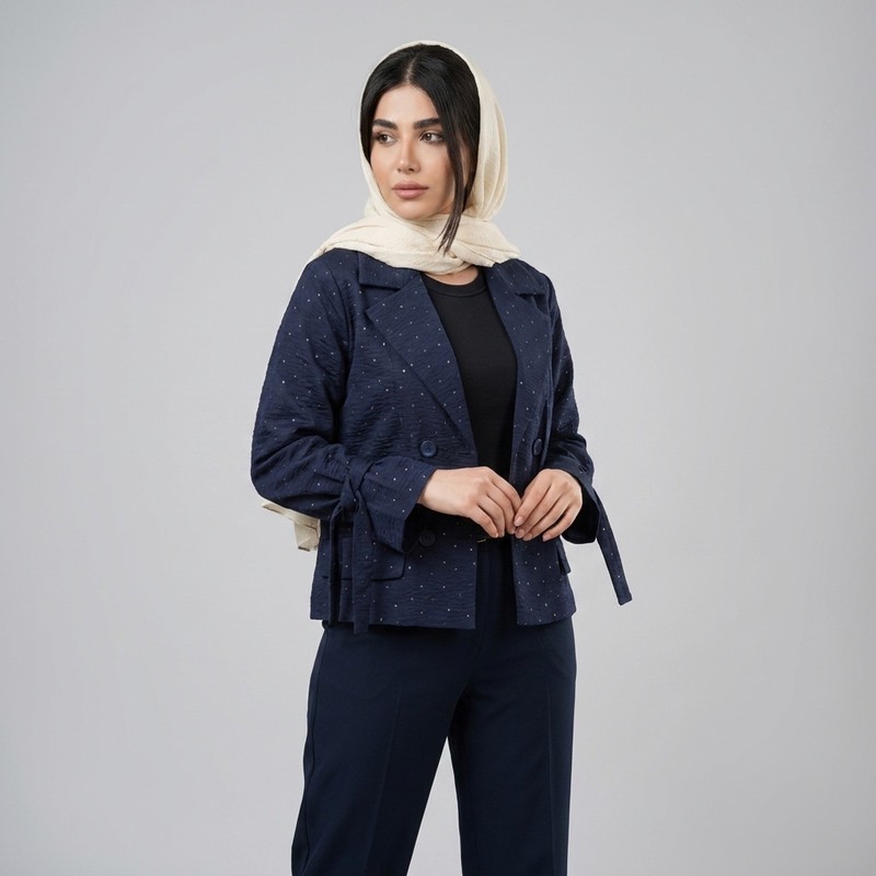 کت کراپ زنانه مدل عروسکی