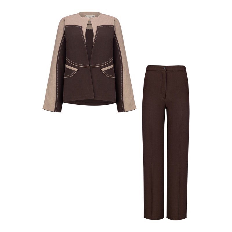 ست کت و شلوار رسمی زنانه السانا مدل بهارین کد 2559