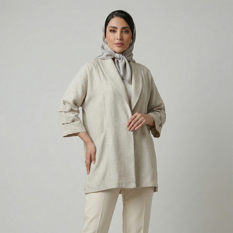 مانتو زیر باسن زنانه السانا مدل اسماء کد 222079