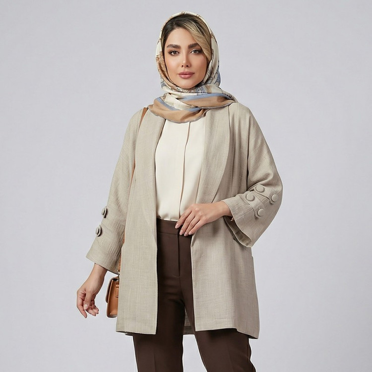 مانتو زیر باسن زنانه السانا مدل اسماء کد 222079