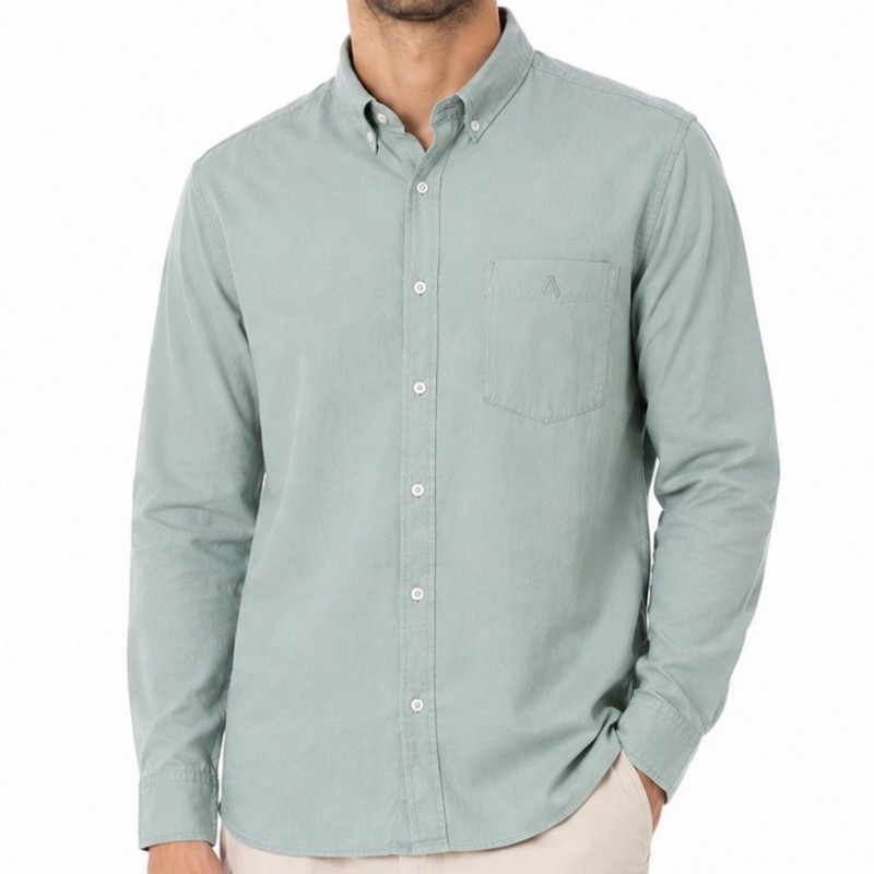 پیراهن مردانه پنبهای آتا جین مدل پاناما