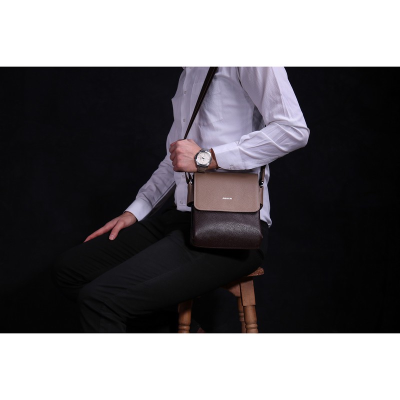 کیف رودوشی چرم جانتا مدل D012
