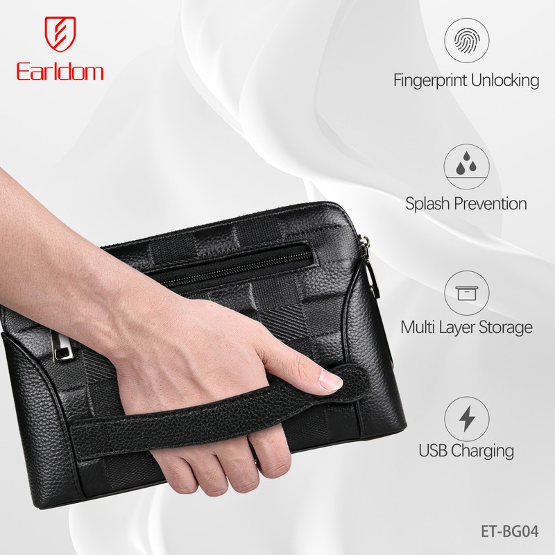 کیف دستی مردانه ارلدام مدل William Fingerprint