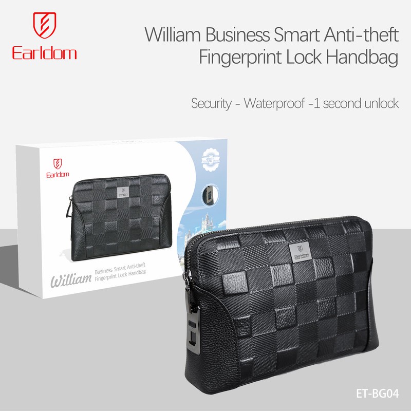 کیف دستی مردانه ارلدام مدل William Fingerprint