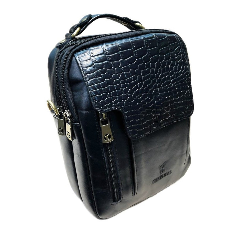 کیف رو دوشی مردانه چرم طبیعی مدل 66000
