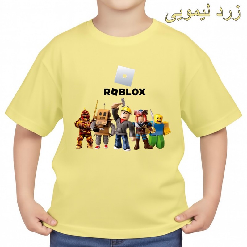تیشرت آستین کوتاه بچگانه مدل روبلاکس کد p1