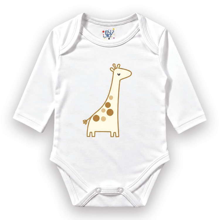 ست بادی و شلوار نوزادی نیل کوک مدل CUTIE GIRAFFE