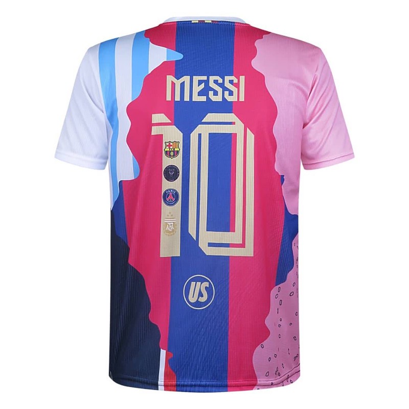 ست تیشرت و شلوارک ورزشی پسرانه مدل منتخب مسی 2026