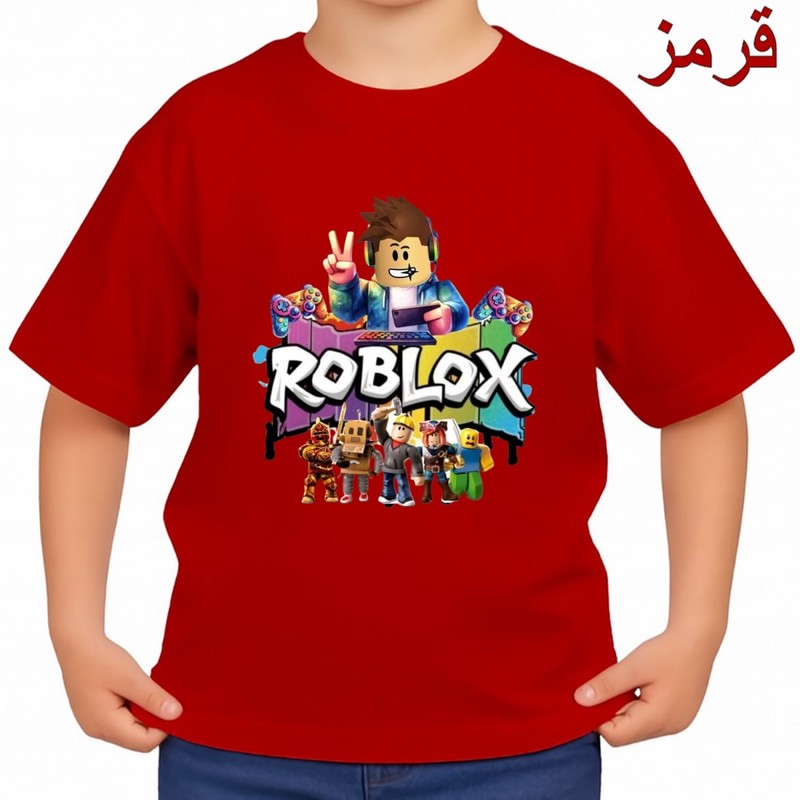 تیشرت آستین کوتاه بچگانه مدل روبلاکس کد p5