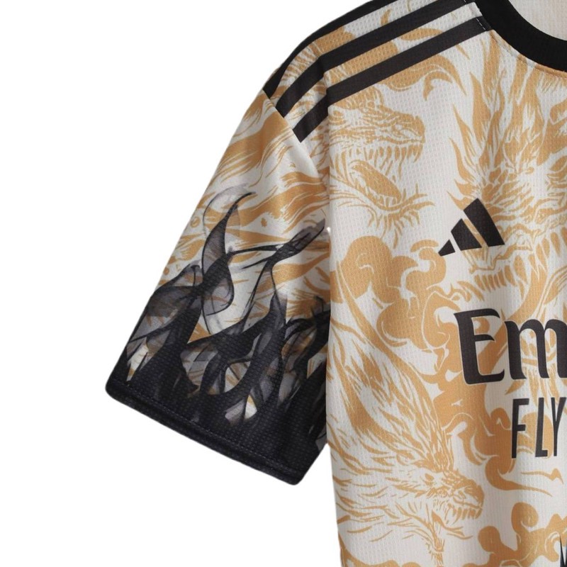 ست 4 تکه لباس ورزشی پسرانه مدل دراگون رئال مادید طرح امباپه کد k2026