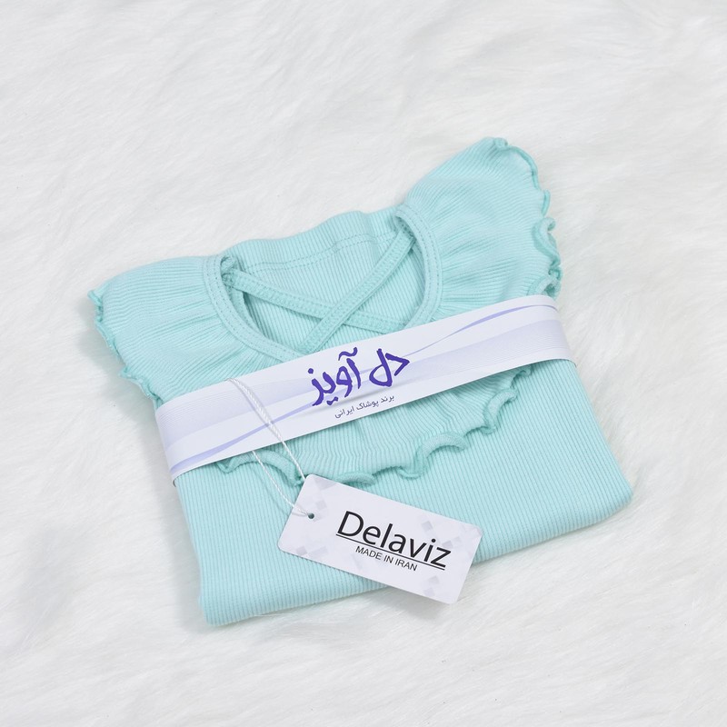 تاپ دخترانه دل آویز مدل T373
