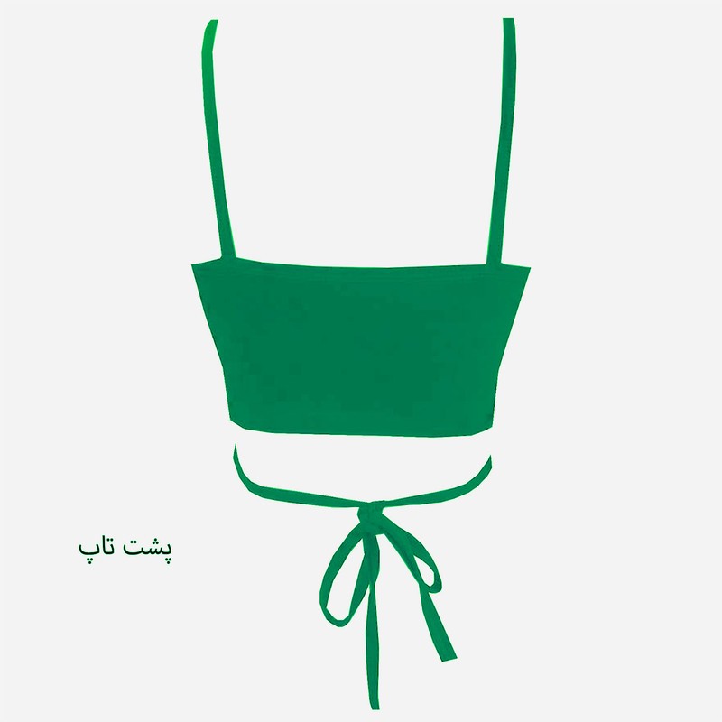 کراپتاپ زنانه مدل پشت گره ای