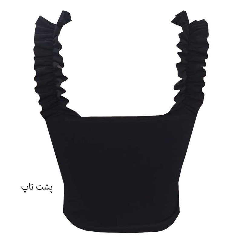 کراپتاپ زنانه مدل بند پروانه ای