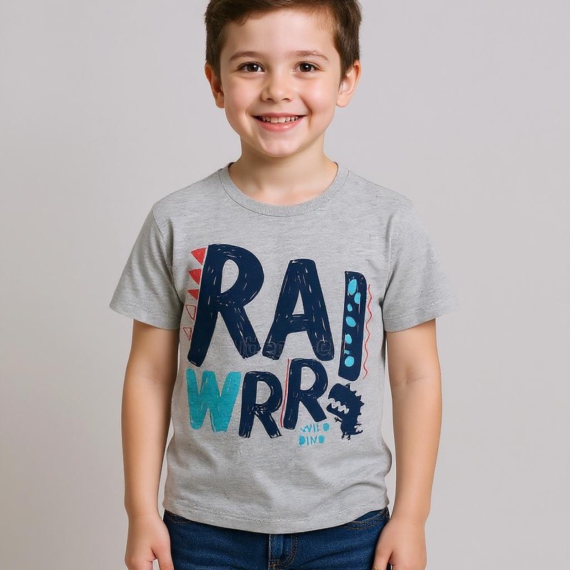 تی شرت پسرانه مدل F327 RAI
