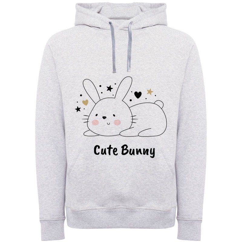 هودی زنانه طرح cute bunny کد F331