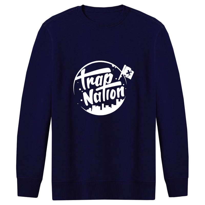 سویشرت مردانه طرح trap nation کد F292