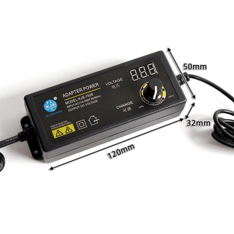 آداپتور متغیر 3 الی 24 ولت مدل KJS کد 60w_2.5A