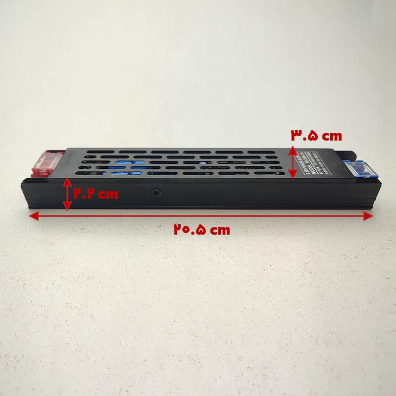 آداپتور سوئیچینگ 12 ولت 25 آمپر مدل MD-300W اسلیم