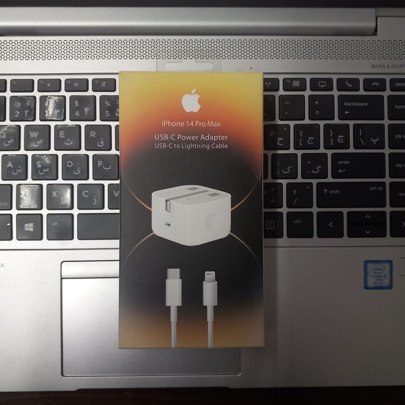 آداپتور شارژر مدل IPHONE 14 pro max به همراه کابل لایتنینگ