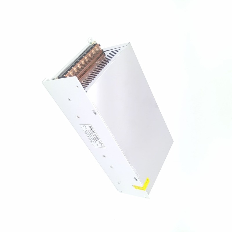 منبع تغذیه سوئیچینگ 24 ولت 20 آمپر ریور مدل S-480-24 مناسب برای سیستم صوتی و تصویری