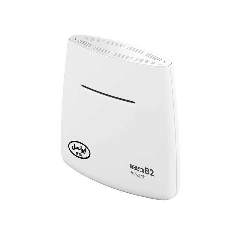 مودم همراه ایرانسل مدل FD-i40 B2 بیسیم 4G با پشتیبانی 32 کاربر، درگاه LAN، قابلیت استفاده خانگی و اداری، منبع انرژی آ...