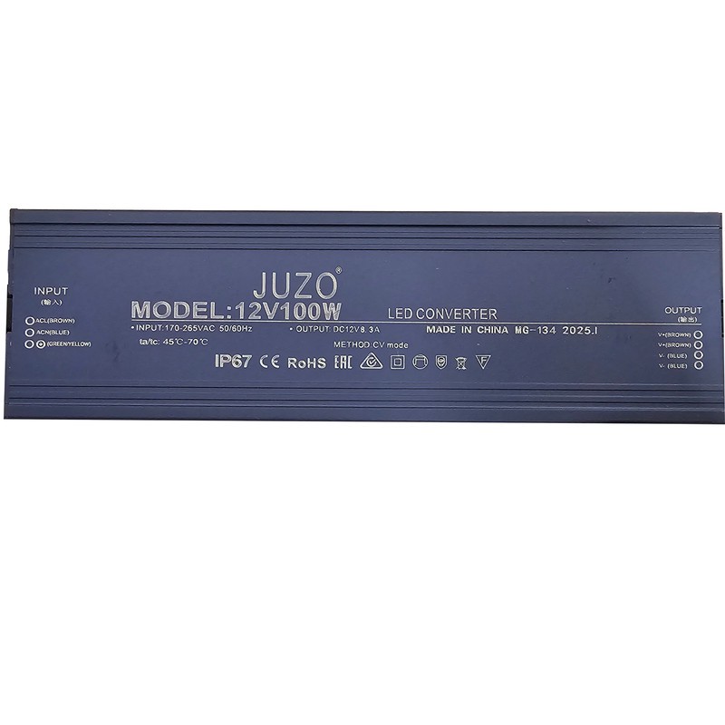 منبع تغذیه 12 ولت جوزو مدل 12V100W