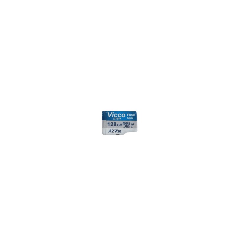 کارت حافظه microSDXC ویکومن مدل Final 633x کلاس 10 استاندارد UHS-I U3 سرعت 90MBs ظرفیت 128 گیگابایت به همراه آداپتور SD