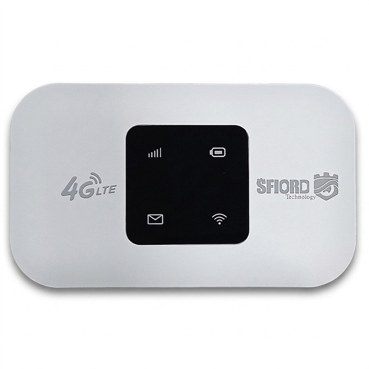 مودم جیبی 4G LTE اسفیورد مدل M720 با باتری 3000 میلیآمپر ساعت، پشتیبانی از 4.5G، اتصال همزمان تا 10 کاربر، سرعت دانلو...