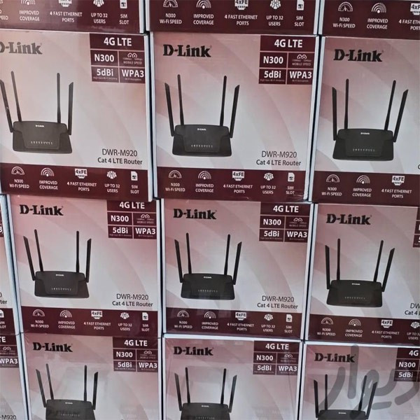مودم روتر بیسیم 4G LTE دی-لینک مدل DWR-M920 با پشتیبانی از سیمکارت 3G/4G، سرعت تا 150 مگابیت بر ثانیه، پوشش کامل منزل...