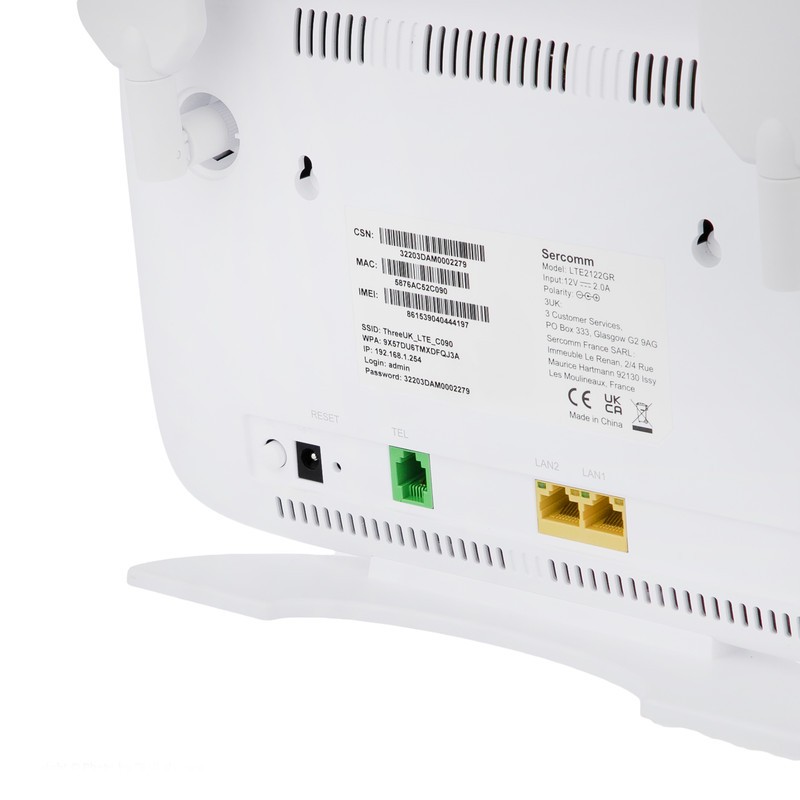 مودم رومیزی 4.5G LTE سرکام مدل LTE2122GR با پشتیبانی Cat18، سرعت دانلود 600Mbps، آپلود 100Mbps، وایفای دو بانده 2.4 و...