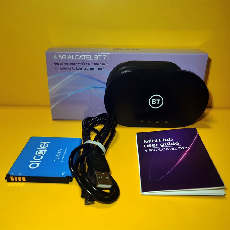 مودم 4.5G قابل حمل آلکاتل مدل BT71 با تکنولوژی Cat6 و Cat7، سرعت دانلود تا 300Mbps، پشتیبانی همزمان از 20 کاربر، وایف...