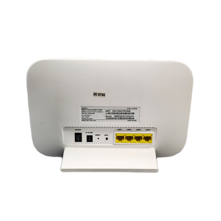مودم روتر 4G و TD-LTE پیشگامان مدل TF-i60 S1، بههمراه سیمکارت و بسته اینترنت 300 گیگابایتی 6 ماهه، با اتصال وایفای بر...