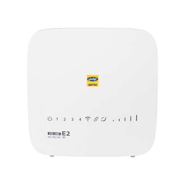 مودم 4G ایرانسل مدل FD-i40 E2 با سرعت انتقال داده تا 150 مگابیت بر ثانیه، پشتیبانی از 32 کاربر همزمان، 4 پورت LAN، کل...