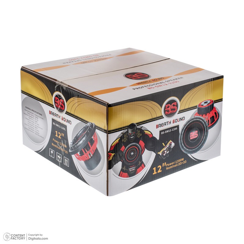 اسپیکر خودرو صدای نفس مدل BS-SW12-1200