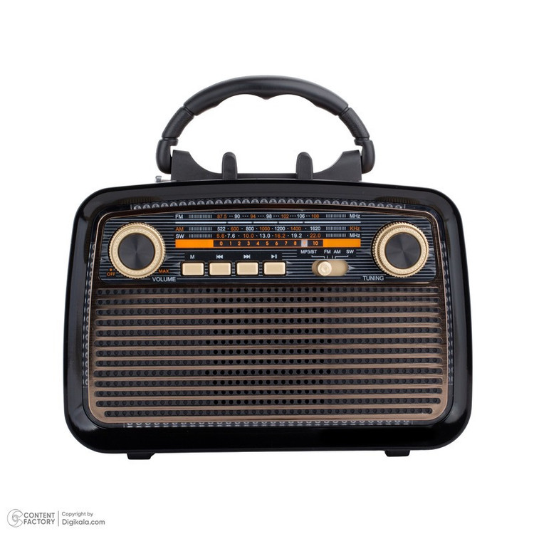 رادیو اسپیکر FM، AM، SW کی برود مدل KTF-1467 دارای پورت USB