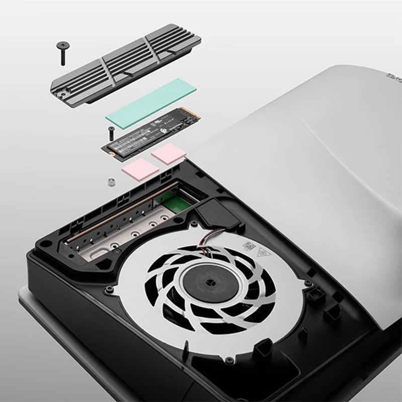 خنک کننده پلی استیشن 5 اسلیم مدل finalcool SSD NVMe PS5 Slim