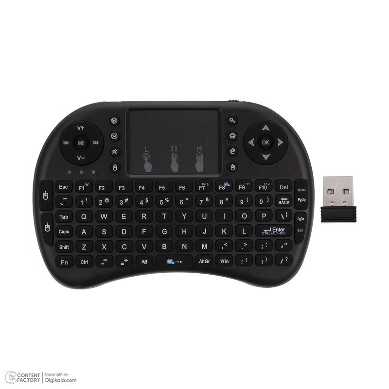 مینی کیبورد بی سیم مدل WIFI 2.4GHz