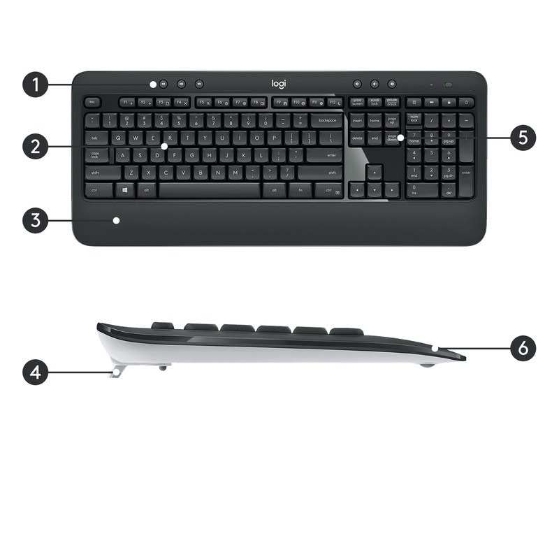 کیبورد و ماوس بیسیم لاجیتک مدل MK540