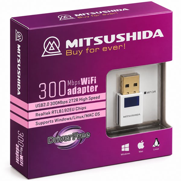 کارت شبکه USB میتسوشیدا مدل KC-W134