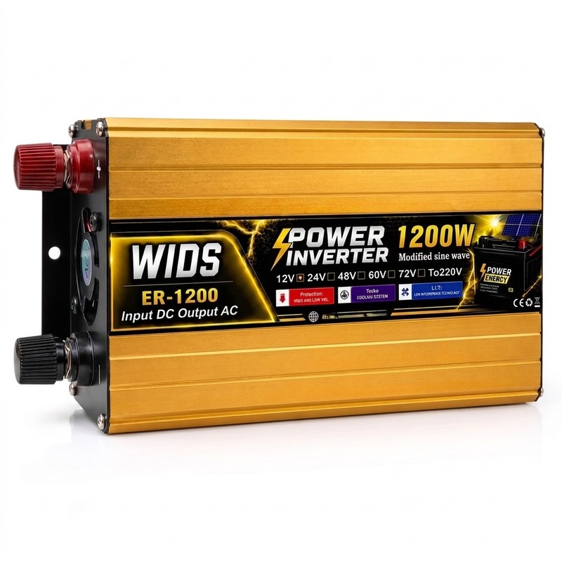 مبدل برق خودرو ویدز مدل 12V-TO-220V-1200W