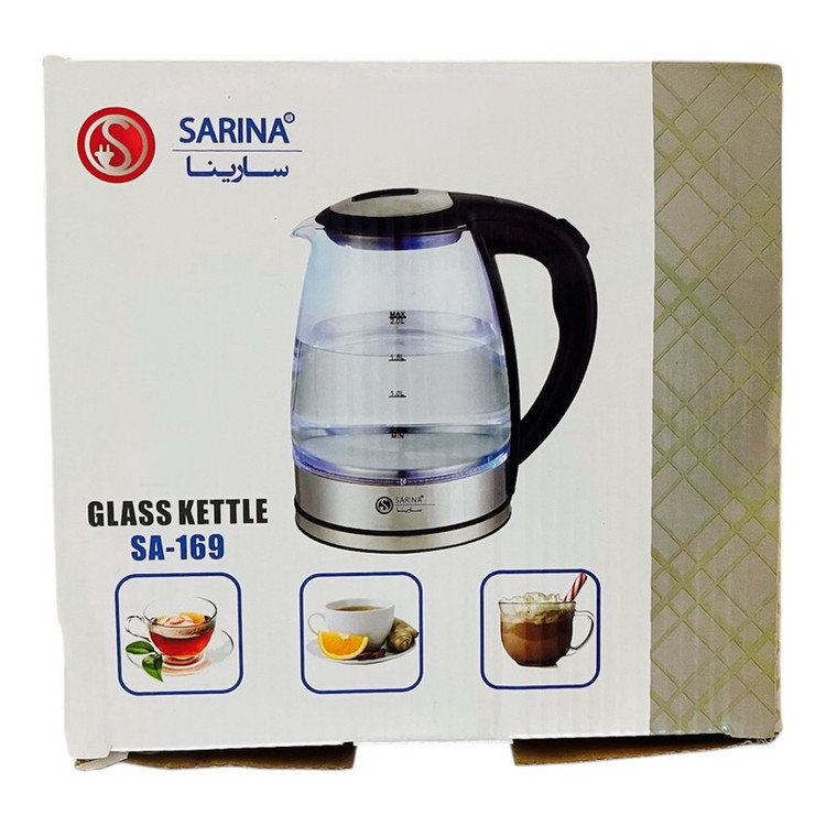 کتری برقی سارینا مدل 169 گنجایش 2 لیتر