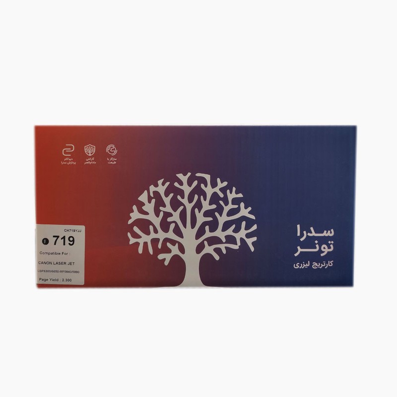 تونر مشکی سدرا مدل 719